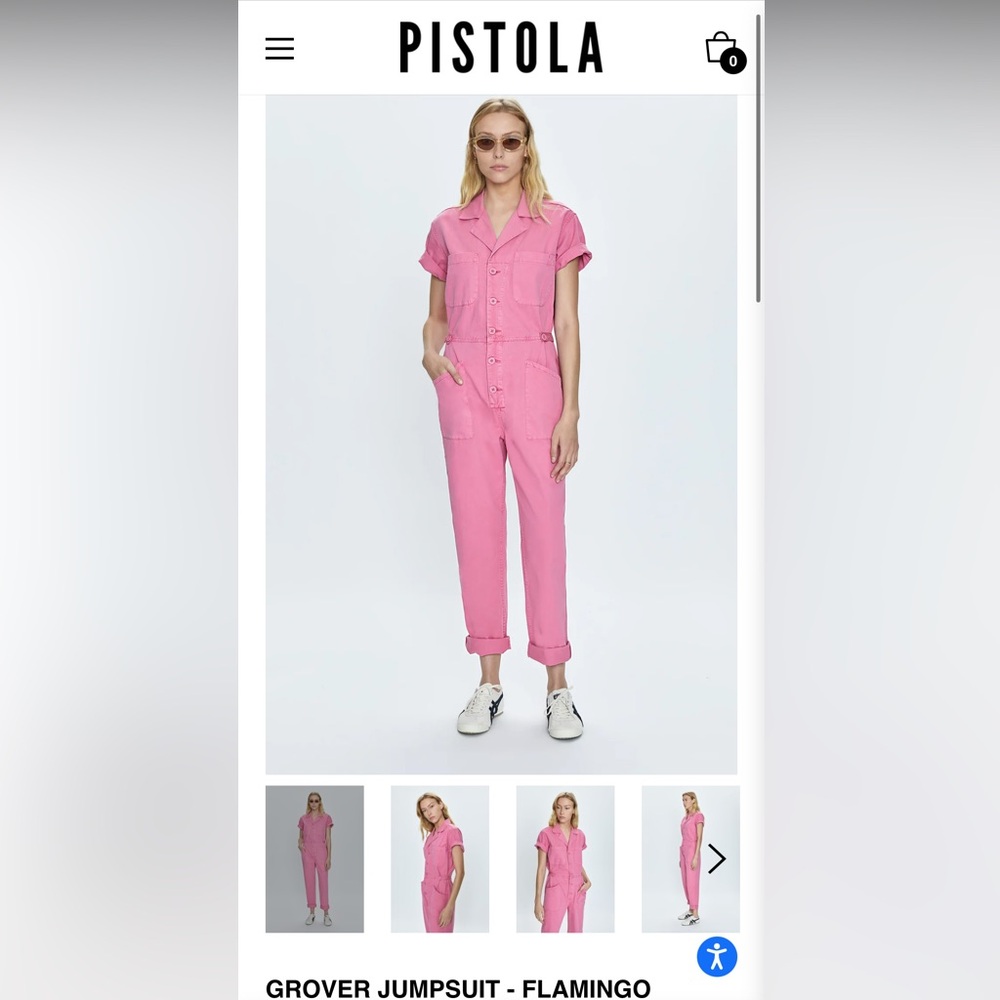 GROVER JUMPSUIT - FLAMINGO